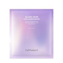 CELL FUSION C Glass Skin Collagen Mask – skaistinanti hidrogelinė veido kaukė su kolagenu, 5 vnt