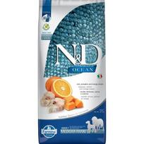 Farmina N-D Adult Medium - Maxi Ocean Cod, Pumpkin - Orange sausas maistas vidutinių ir didelių veislių šunims, 20 kg
