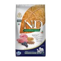 Farmina N-D Ancestral Grain Adult Medium - Maxi Lamb - Blueberry sausas maistas vidutinių ir didelių veislių šuniukams, 20 kg