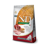 Farmina N-D Ancestral Grain Puppy Medium - Maxi Chicken - Pomegranate sausas maistas vidutinių ir didelių veislių šuniukams, 20 kg