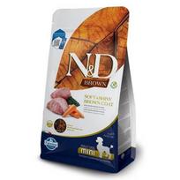 Farmina N-D Adult Mini Brown Lamb, Spirulina - Carrot sausas maistas mažų veislių šunims, 20 kg