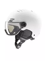UVEX „Wanted Visor pro V“ slidinėjimo šalmas, baltas, matinis