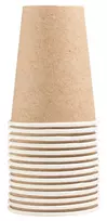 PROnappe 15 kartono puodelis 200 ml, Kraft (89109I)