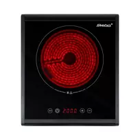 Steba HK 25 Keraminė stiklo kaitlentė 2000W 1 kaitvietė Juoda/Sidabrinė