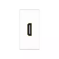 Kindermann Konnect flex 45 HDMI 90° kampu adapterio kabelis 0,5 m juodas