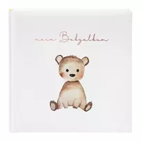 Goldbuch Teddy Bear 25x25 60 Baltų Puslapių Nuotraukų Albumas 24458