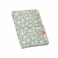 Lässig Green Label vystymo krepšelis, Leo, 18 x 2,5 x 25,5 cm, su vandeniui atspariu vystymo kilimėliu, perdirbtas poliesteris, Light Khaki