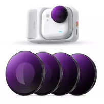 K&F Concept 4-Pack 2-in-1 ND/PL filtrų rinkinys ND8/PL, ND16/PL, ND32/PL, ND64/PL, skirtas Insta360 GO Ultra, SKU.1673