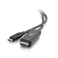 C2G USB-C į HDMI adapterio laidas - 1.83 m - Juoda - 4K@60Hz - Atvirkštinis USB-C lizdas