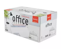 ELCO Office vokas C5/6 (114 x 229 mm), su langeliu priekyje kairėje, su lipnia juostele, 80 g/m², balta, 200 vnt. (74534.12)