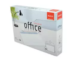 ELCO Office vokas C4 (229 x 324 mm), be langelio, su lipnia juostele, 120 g/m², balta, 50 vnt. (74538.12)