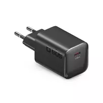 STEP BY STEP SBS 65W 1c GaN USB-C sieninis įkroviklis juodas