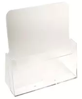 Exacompta A4 stalinis lankstinukų stovas su 1 kišene, polistirenas, skaidrus, 85 x 235 x 247 mm (74058D)