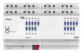 THEBEN THE DM 8-2 T KNX universalus 8 kanalų reguliatorius, 250 W/VA kanalui, DIN bėgeliui