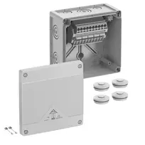 SPELSBERG Abox Pro SL-6² jungiamasis lizdas, IP66/IP67/IP69, 5 polių, pilkas 40644001