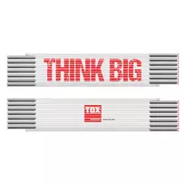 TOX THINK BIG medinė sulankstoma liniuotė 2 m (09969008/T)