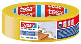 tesa 67001-00000-00 Tinkavimo juosta geltona 33 m x 30 mm
