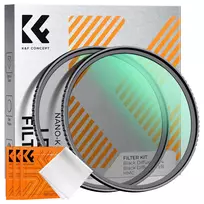 K&F Concept 2-in-1 Black Diffusion filtrų rinkinys 1/4 ir 1/8, 67 mm (SKU.1714V1)