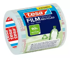 tesa CRYSTAL RECYCLED permatoma lipni juosta 15.0 mm x 10.0 m, 3 ritinėliai