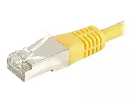 Exertis Connect F/UTP CAT.6A tinklo jungiamasis kabelis, 15 m, geltonas