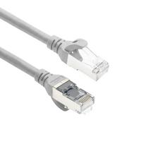 ACT FC2007 labai lankstus CAT6A S/FTP tinklo kabelis, 7 m, TPE, RJ45, apsaugoti kištukai, pilkas