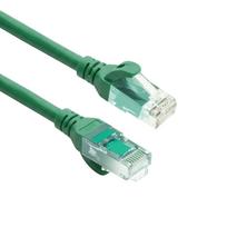 ACT FC1700 žalias U/UTP CAT6A tinklo kabelis, TPE, itin lankstus, RJ45, 0,5 m