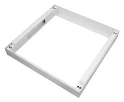 IT-BUDGET 90ITBSOSRK66G cokolis SRK tinklo spintai, 600 x 600 mm (P x G), 100 mm aukščio, šviesiai pilkos spalvos