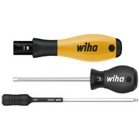 Wiha sukimo momento atsuktuvas TorqueVario-S ESD 26865, 0.1-0.6 Nm, 4 mm, IEC 61340-5-1, EN ISO 6789, ergonomiškas, reguliuojamas