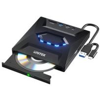 Unitek Išorinis DVD/CD rašytuvas T1037A01, DVD-RW, 5Gbps USB centrinė, MacOS, Windows
