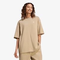 adidas Essentials Boyfriend T-Shirt Khaki Three - Dydis S (KT4802 Marškinėliai)