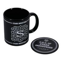 Marvel (Stark Industries) puodelio ir padėkliuko rinkinys