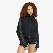 adidas SST 2.0 Cropped Hoodie Black/ Utility Black - Dydis XL (KT1776 Džemperiai)