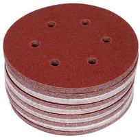 ⬡ Šlifavimo diskai 150 mm, 6 skylių, Nr. 120, 50 vnt. (YT834585, YATO)