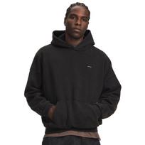 Under Armour Icon HW Flc Washed Hoodie Ultimate Black/ Ultimate Black - Dydis 3XL (6014445-008 Džemperiai)