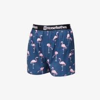 Bokserki Horsefeathers Frazier Boxer Shorts Blue/ Flamingos Print - Dydis XXL (AM166J Šortai)