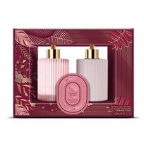 Grace Cole Velvet Plum & Soft Suede Hand Care Duo - Dárková sada péče o ruce ( 2 ks ) Vonios ir dušo priemonė