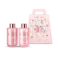 Grace Cole Peony & Peach Mini Duo ( Pivoňka, Broskev & Malina ) - Dárková mini sada péče o tělo ( 2 ks )