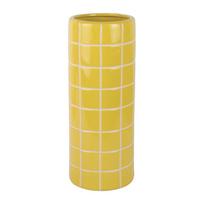 Geltonos spalvos iš keramikos vaza (aukštis 40 cm) Retro Tiles – PT LIVING