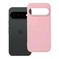 Pudros rožinės spalvos silikoninis dėklas Google Pixel 11 Pro
