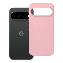 Pudros rožinės spalvos silikoninis dėklas Google Pixel 11 Pro XL
