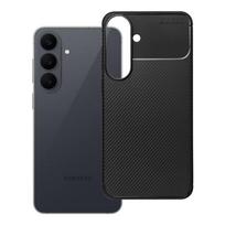 Dėklas Carbon Premium Samsung S26 FE / S25 FE, juodas