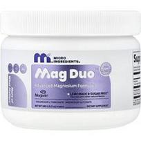 Micro Ingredients, „Mag Duo™“, pažangi magnio formulė, limonadas, 180 g