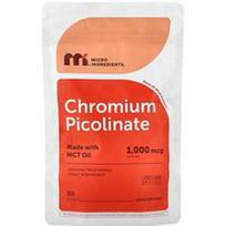 Micro Ingredients, Chromo pikolinatas, 1000 mcg, 500 minkštųjų kapsulių