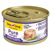 GIMDOG Little Darling Pure Delight Chicken with tuna - drėgnas ėdalas šunims - 85g