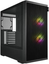 Fortron M330-BA Midi Tower PC Case, ATX, 4 Fans, Black | POC0000311 | 4711498482600