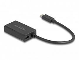 Adapter USB Delock DisplayPort gniazdo do USB Type-C wtyk DP Alt Mode 4K z PD 85 W (61059) | 61059 | 4043619610594