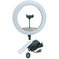 Lampa pierścieniowa E-LIGHT Selfie nūja SR14 36cm LED Light Ring with  holder 220V Adapter BT remote Black ELIG-SR-14 | ELIG-SR-14 | 4752128076806