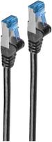 Shiverpeaks Patchcord Cat.6A, S/FTP, Black, 0.25m (BS75711-0.25S) | BS75711-0.25S | 4017538118646