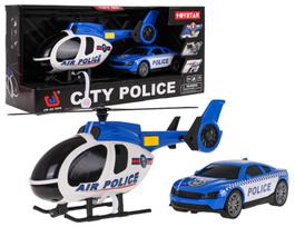 Sraigtasparnio ir policijos automobilio rinkinys
