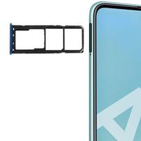 Kortelių dėklas – Samsung – Galaxy A51 – 2x Nano SIM – Micro SD – mėlynas